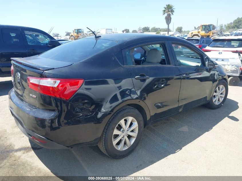 2013 Kia Rio Ex VIN: KNADN4A3XD6282232 Lot: 39368025