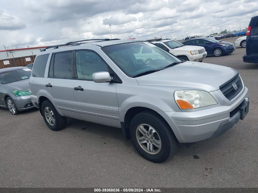 2005 Honda Pilot Ex VIN: 5FNYF18495B059362 Lot: 39368036