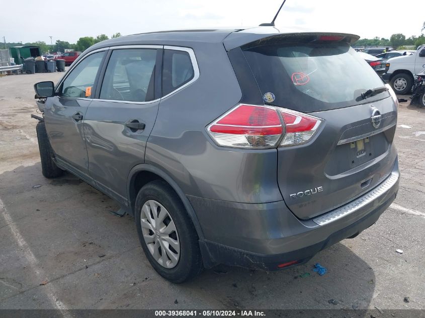 2016 Nissan Rogue S VIN: JN8AT2MT7GW027381 Lot: 39368041