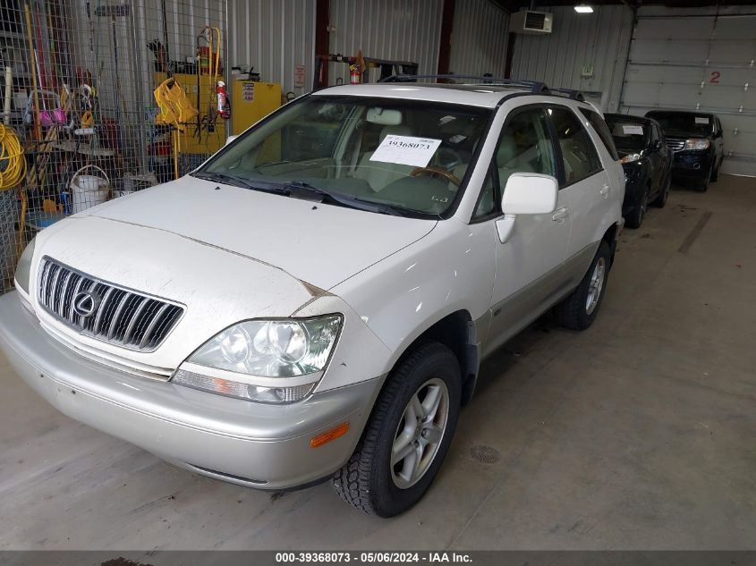 2001 Lexus Rx 300 VIN: JTJHF10U910227731 Lot: 39368073