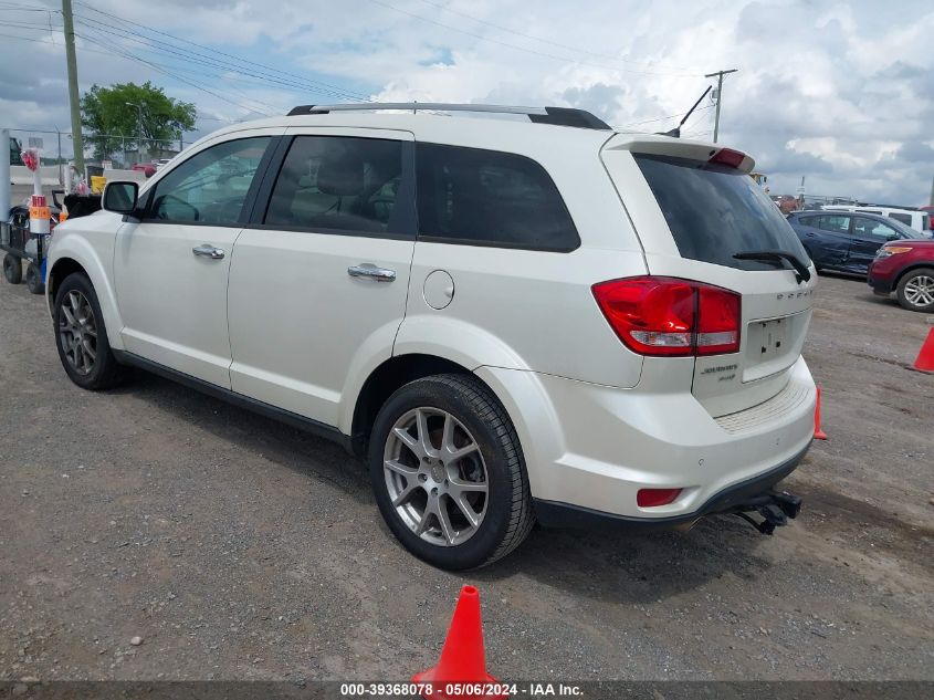 2013 Dodge Journey Crew VIN: 3C4PDDDGXDT672836 Lot: 39368078