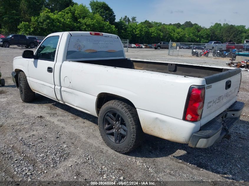 2007 Chevrolet Silverado 1500 Classic Work Truck VIN: 3GCEC14V67G251054 Lot: 39368084