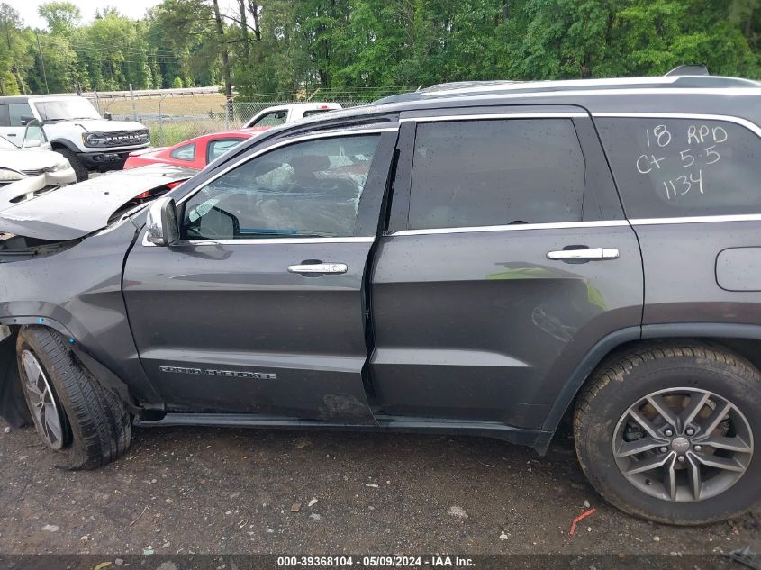 2018 Jeep Grand Cherokee Limited 4X2 VIN: 1C4RJEBG0JC201134 Lot: 39368104