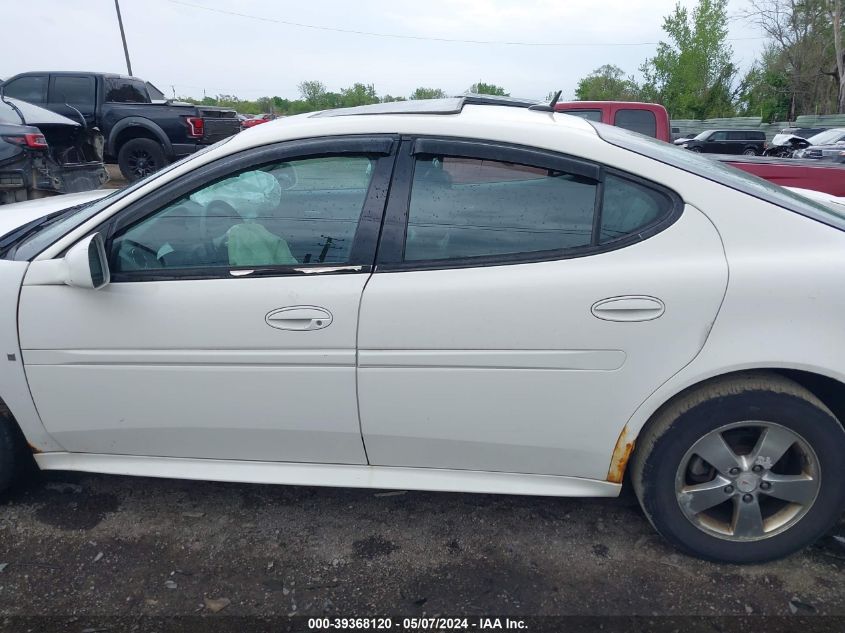 2007 Pontiac Grand Prix VIN: 2G2WP552271172501 Lot: 39368120