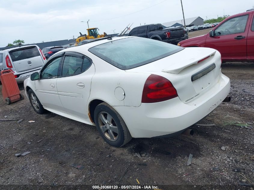 2007 Pontiac Grand Prix VIN: 2G2WP552271172501 Lot: 39368120