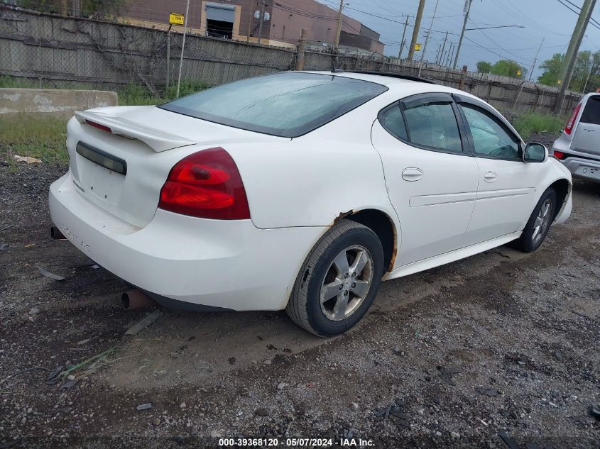 2007 Pontiac Grand Prix VIN: 2G2WP552271172501 Lot: 39368120