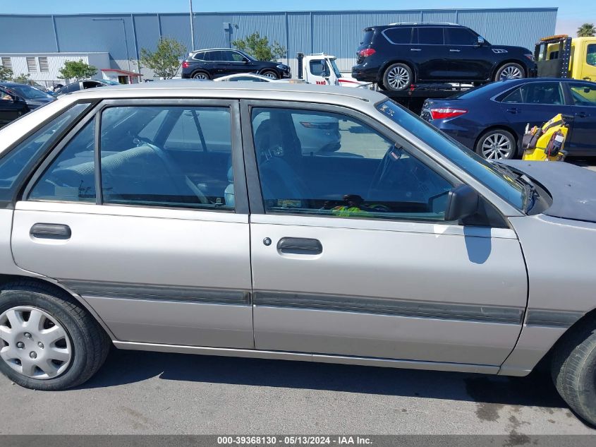 1991 Ford Escort Lx VIN: 1FAPP14J0MW385443 Lot: 39368130