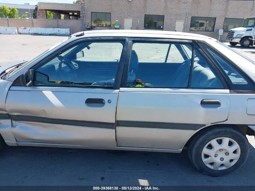 1991 Ford Escort Lx VIN: 1FAPP14J0MW385443 Lot: 39368130