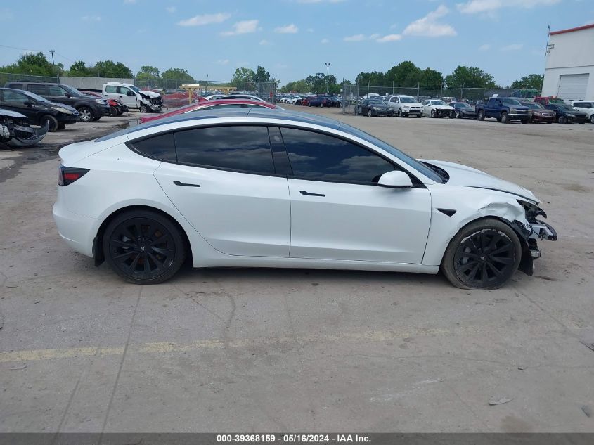 2021 Tesla Model 3 Standard Range Plus Rear-Wheel Drive VIN: 5YJ3E1EA1MF051424 Lot: 39368159