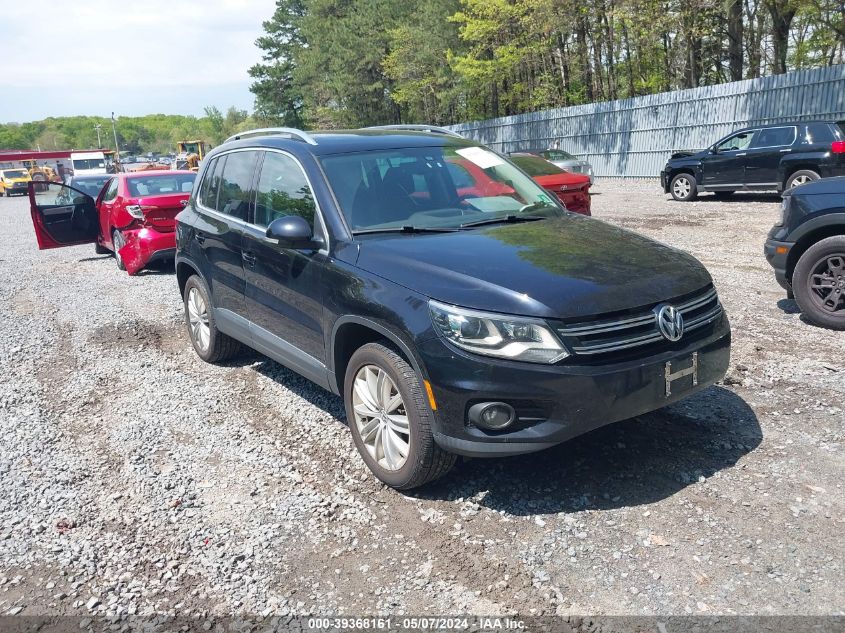 2016 Volkswagen Tiguan Se VIN: WVGBV7AX5GW581223 Lot: 39368161