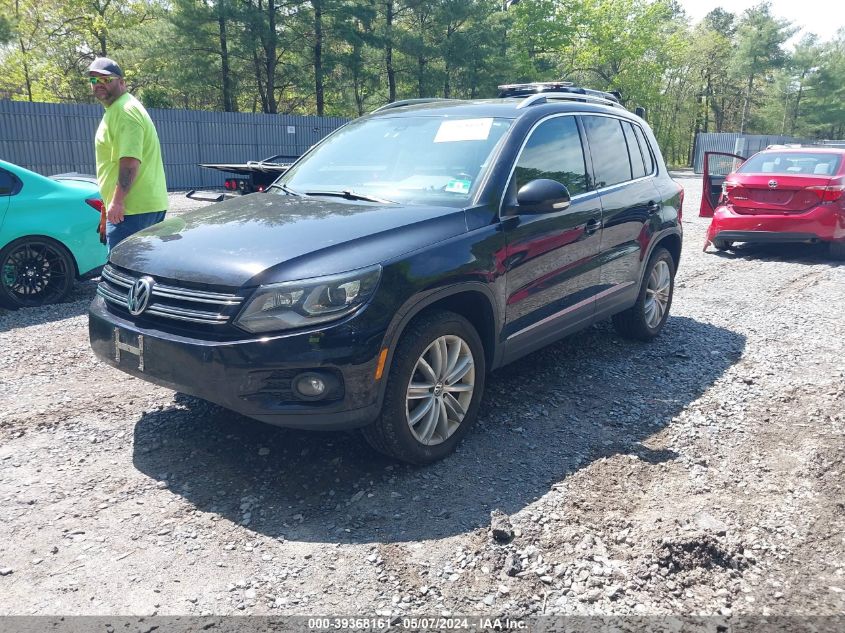 2016 Volkswagen Tiguan Se VIN: WVGBV7AX5GW581223 Lot: 39368161