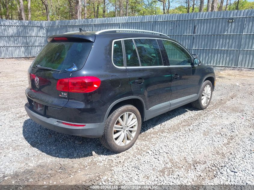 2016 Volkswagen Tiguan Se VIN: WVGBV7AX5GW581223 Lot: 39368161