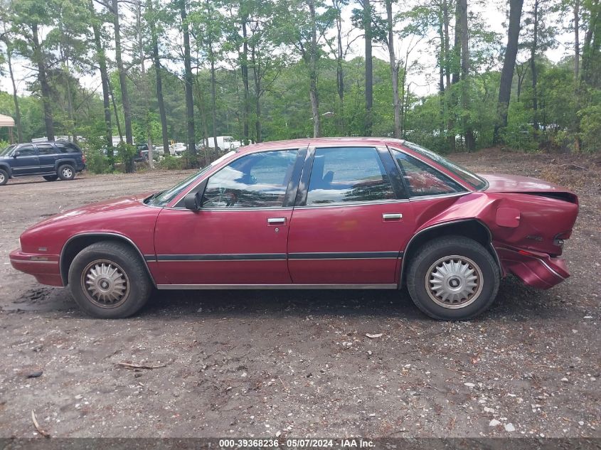 1991 Buick Regal Custom VIN: 2G4WB54L9M1913500 Lot: 39368236