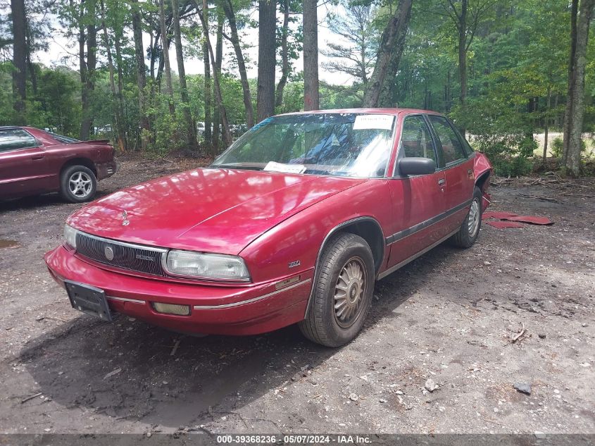 1991 Buick Regal Custom VIN: 2G4WB54L9M1913500 Lot: 39368236