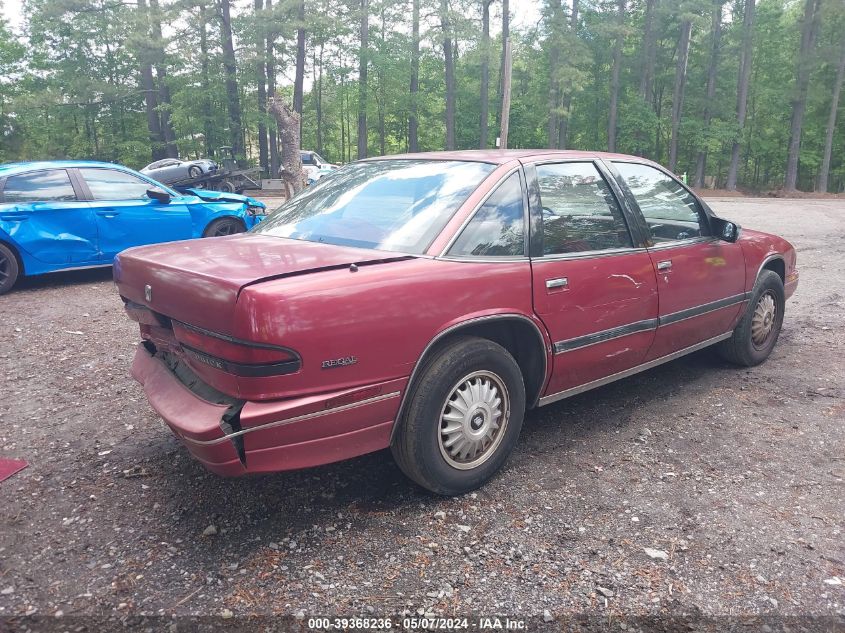 1991 Buick Regal Custom VIN: 2G4WB54L9M1913500 Lot: 39368236