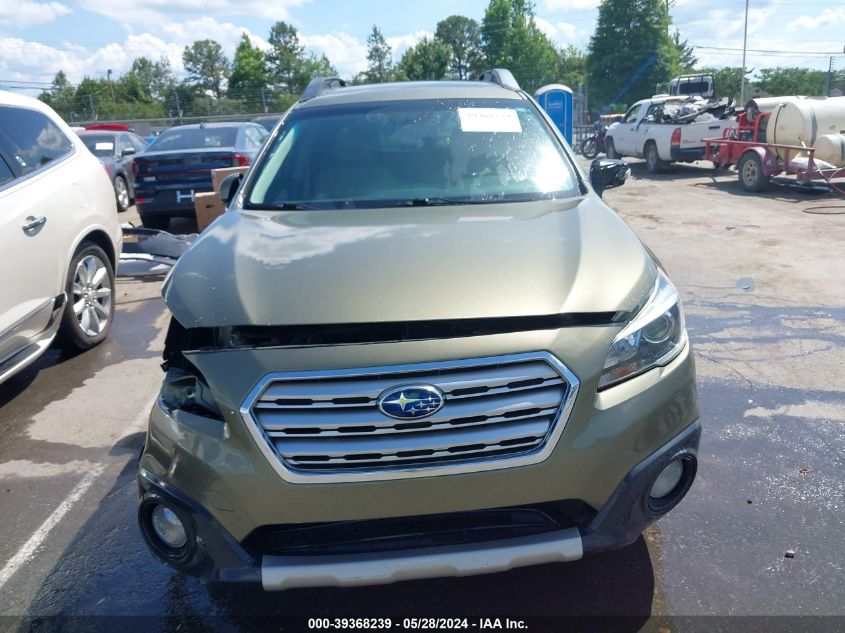 2016 Subaru Outback 2.5I Limited VIN: 4S4BSANC9G3205011 Lot: 39368239