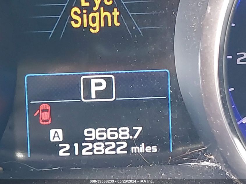 2016 Subaru Outback 2.5I Limited VIN: 4S4BSANC9G3205011 Lot: 39368239