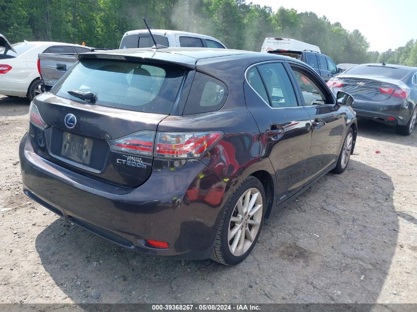 2011 Lexus Ct 200H Premium VIN: JTHKD5BH4B2041394 Lot: 39368267