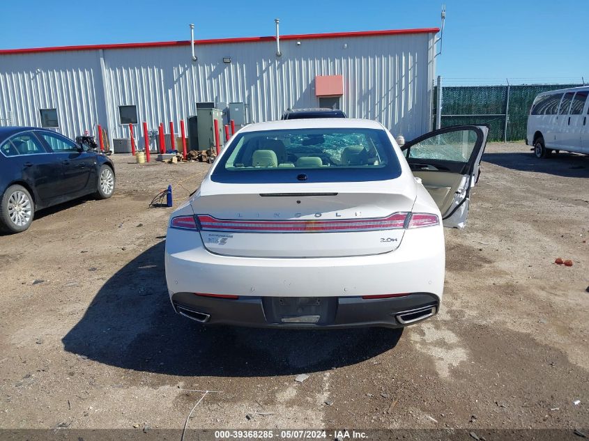 2015 Lincoln Mkz Hybrid VIN: 3LN6L2LU3FR629395 Lot: 39368285