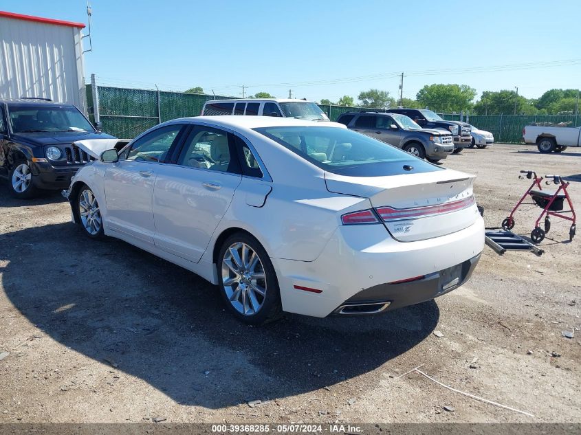 2015 Lincoln Mkz Hybrid VIN: 3LN6L2LU3FR629395 Lot: 39368285