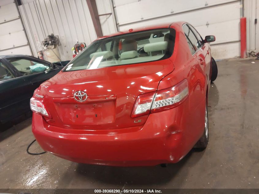 2010 Toyota Camry Le VIN: 4T4BF3EK6AR023037 Lot: 39368290