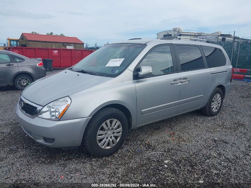 2011 Kia Sedona Lx VIN: KNDMG4C70B6384956 Lot: 39368292