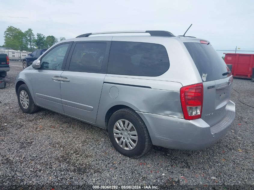 2011 Kia Sedona Lx VIN: KNDMG4C70B6384956 Lot: 39368292