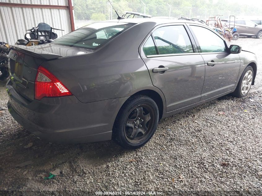 2011 Ford Fusion Se VIN: 3FAHP0HA5BR340653 Lot: 39368315