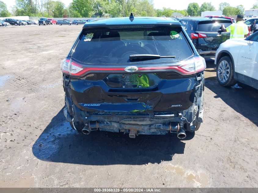 2016 Ford Edge Sel VIN: 2FMPK4J82GBB54265 Lot: 39368328