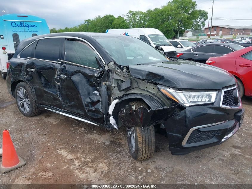 2019 Acura Mdx Tech Pkg VIN: 5J8YD4H58KL020613 Lot: 39368329