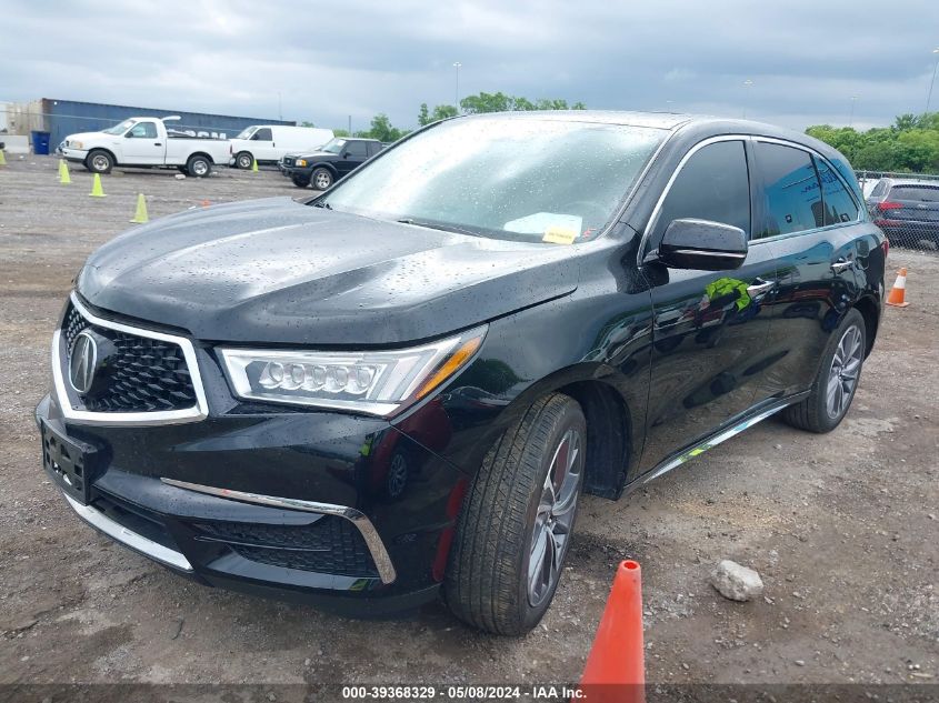 2019 Acura Mdx Tech Pkg VIN: 5J8YD4H58KL020613 Lot: 39368329