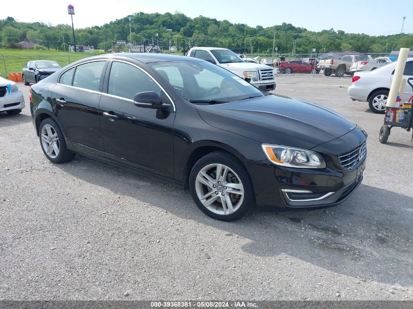 2015 Volvo S60 T5 Premier VIN: YV1612TBXF1307169 Lot: 39368381