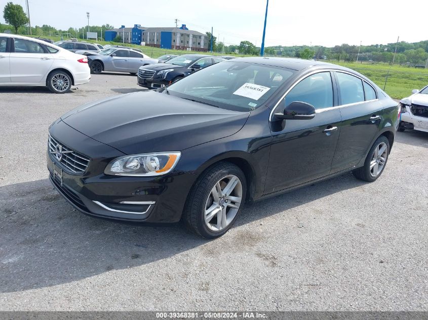 2015 Volvo S60 T5 Premier VIN: YV1612TBXF1307169 Lot: 39368381