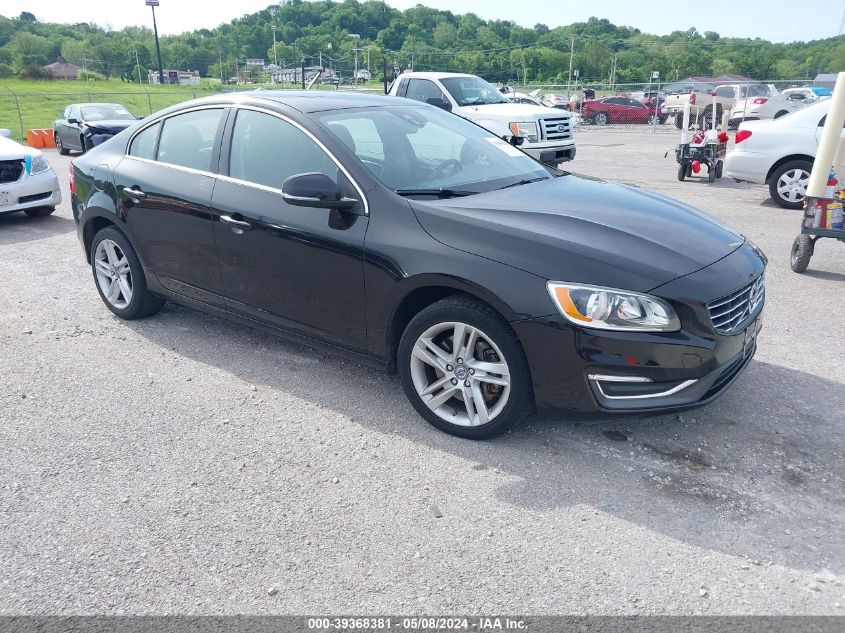 2015 Volvo S60 T5 Premier VIN: YV1612TBXF1307169 Lot: 39368381