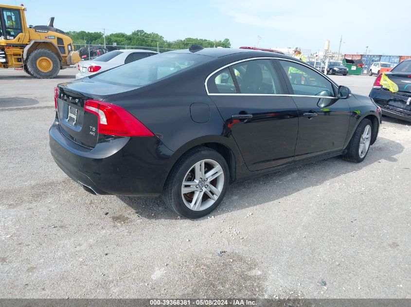 2015 Volvo S60 T5 Premier VIN: YV1612TBXF1307169 Lot: 39368381