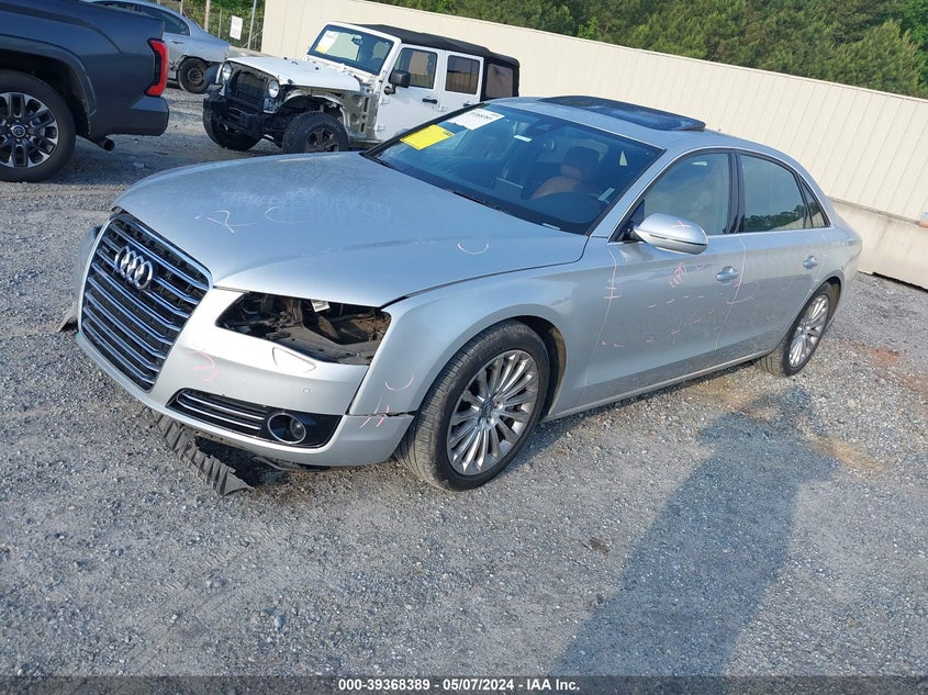 2013 Audi A8 L 4.0T VIN: WAUR2AFD5DN025242 Lot: 39368389