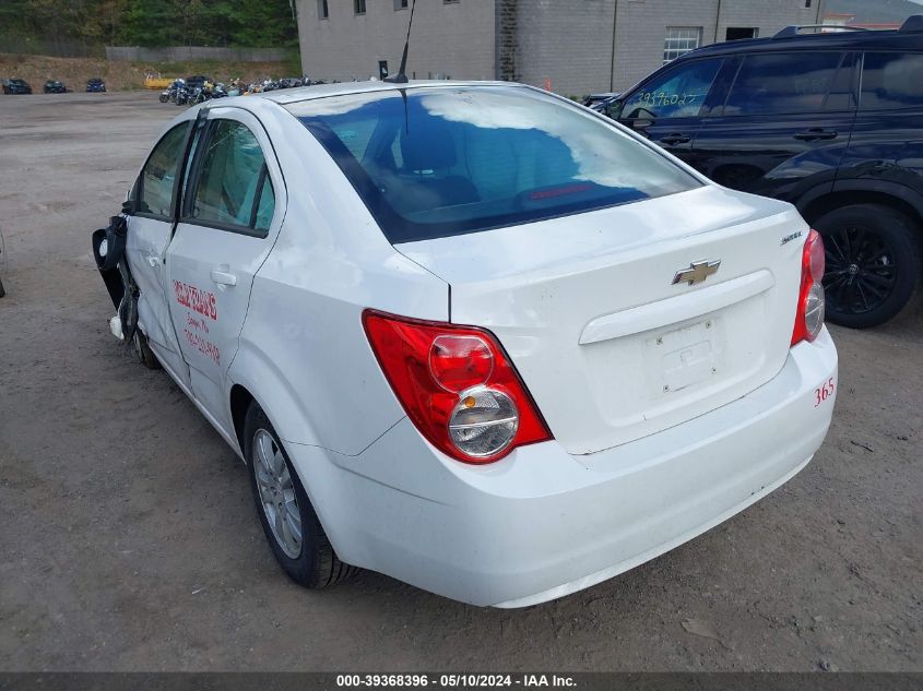 2012 Chevrolet Sonic 2Ls VIN: 1G1JA5SH1C4115651 Lot: 39368396