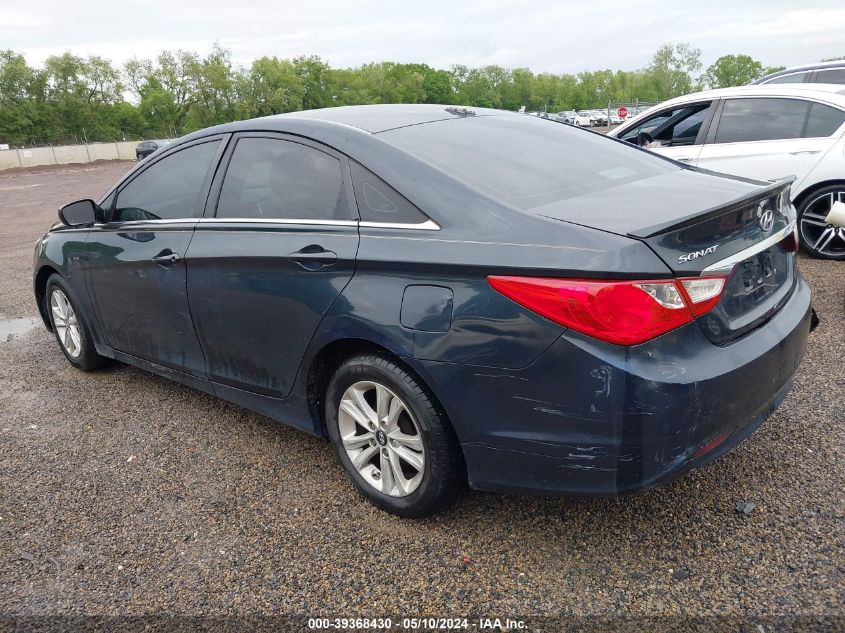 2013 Hyundai Sonata Gls VIN: 5NPEB4ACXDH653038 Lot: 39368430