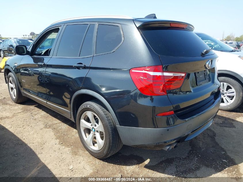 2012 BMW X3 xDrive28I VIN: 5UXWX5C55CL721037 Lot: 39368457