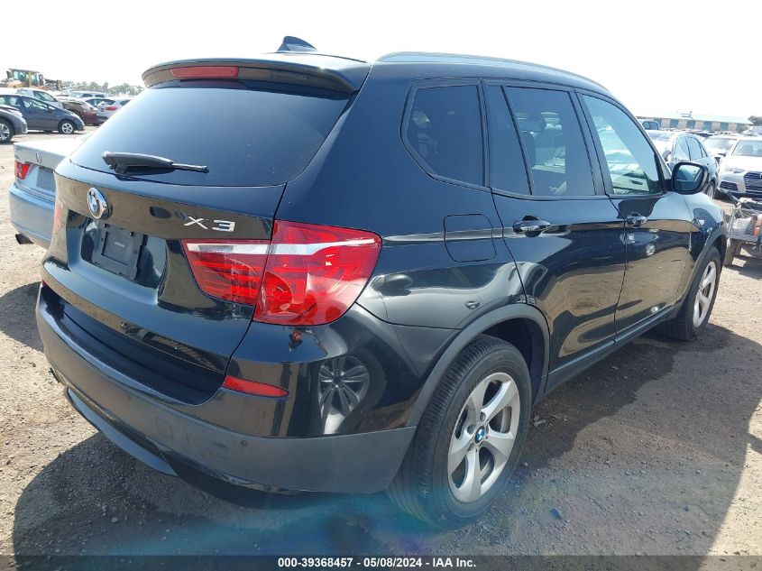 2012 BMW X3 xDrive28I VIN: 5UXWX5C55CL721037 Lot: 39368457