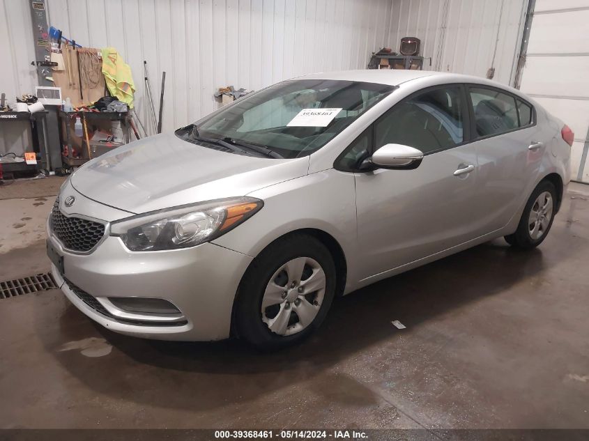 2015 Kia Forte Lx VIN: KNAFX4A6XF5283225 Lot: 39368461