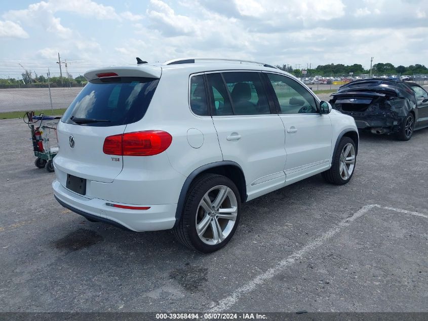 2016 Volkswagen Tiguan R-Line VIN: WVGAV7AX6GW045005 Lot: 39368494