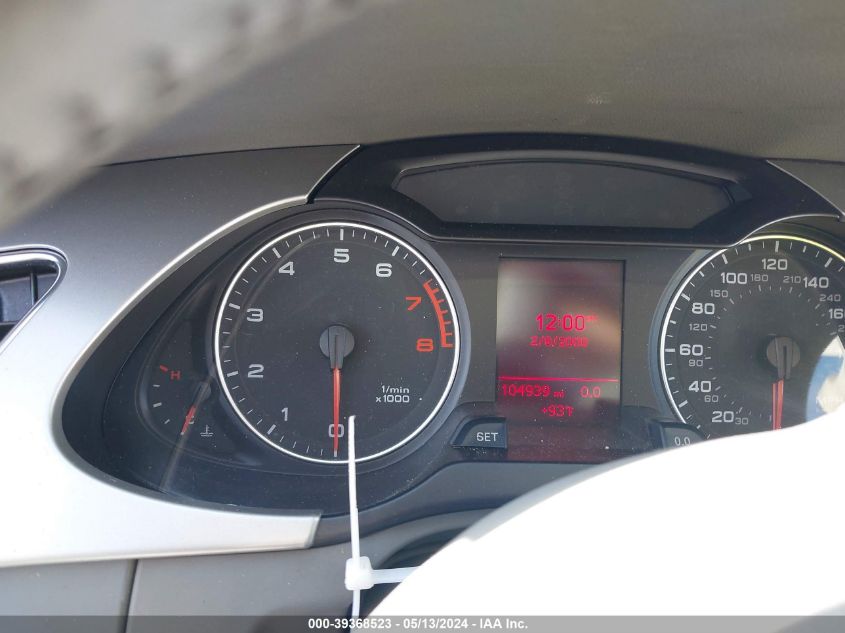 2009 Audi A4 2.0T Premium VIN: WAULF78K09A135932 Lot: 39368523