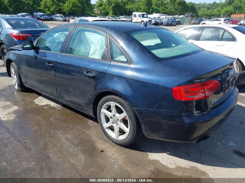 2009 Audi A4 2.0T Premium VIN: WAULF78K09A135932 Lot: 39368523