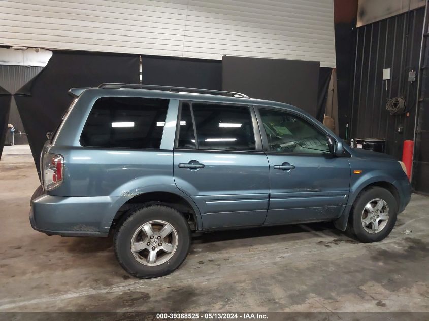 2006 Honda Pilot Ex-L VIN: 2HKYF18526H556720 Lot: 39368525