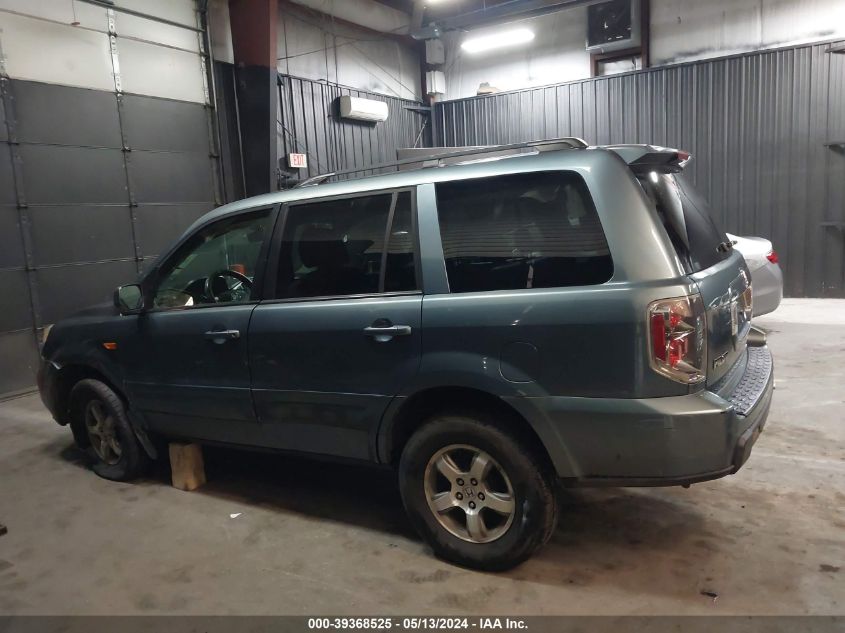 2006 Honda Pilot Ex-L VIN: 2HKYF18526H556720 Lot: 39368525