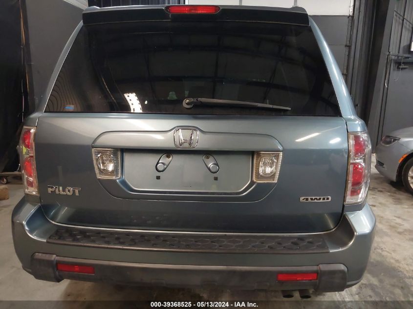 2006 Honda Pilot Ex-L VIN: 2HKYF18526H556720 Lot: 39368525