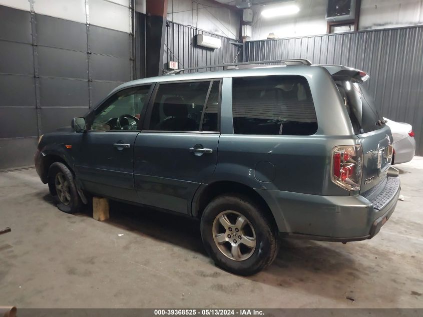 2006 Honda Pilot Ex-L VIN: 2HKYF18526H556720 Lot: 39368525