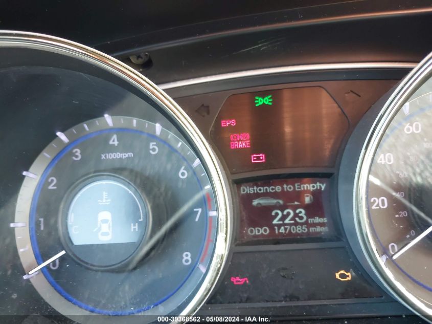 2013 HYUNDAI SONATA GLS - 5NPEB4AC7DH545606