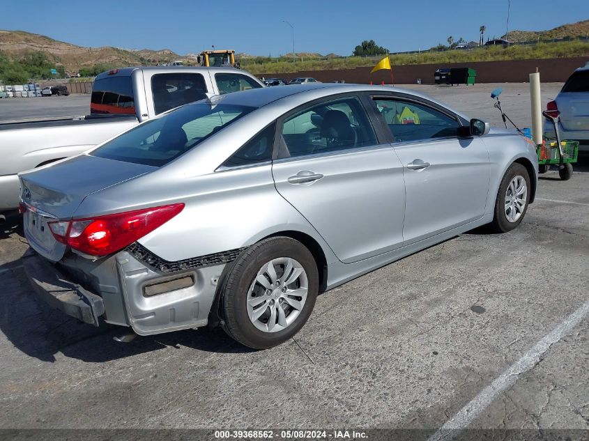 2013 Hyundai Sonata Gls VIN: 5NPEB4AC7DH545606 Lot: 39368562